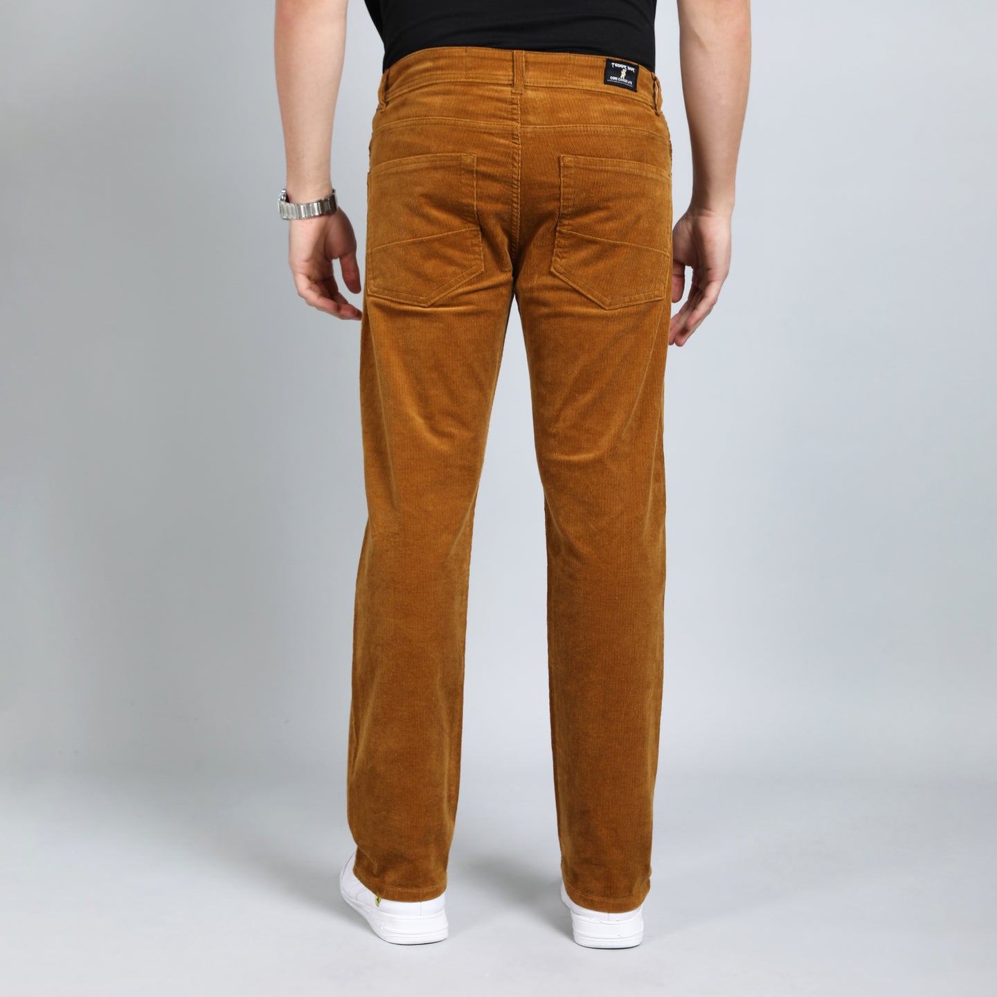 ESPRESSO GOLDEN BROWN CORDUROY PANTS 4770-7